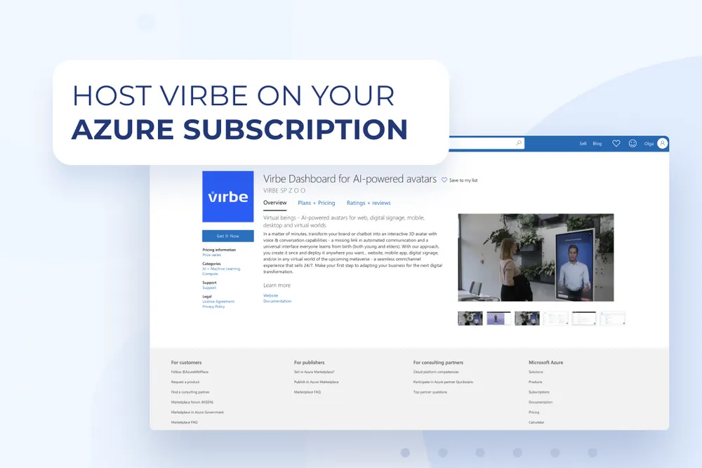 How to host Virbe on your Azure infrastructure