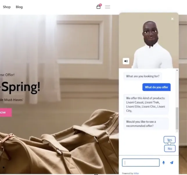 Improve your webpage results with Virtual Being as your 24/7 Website Assistant